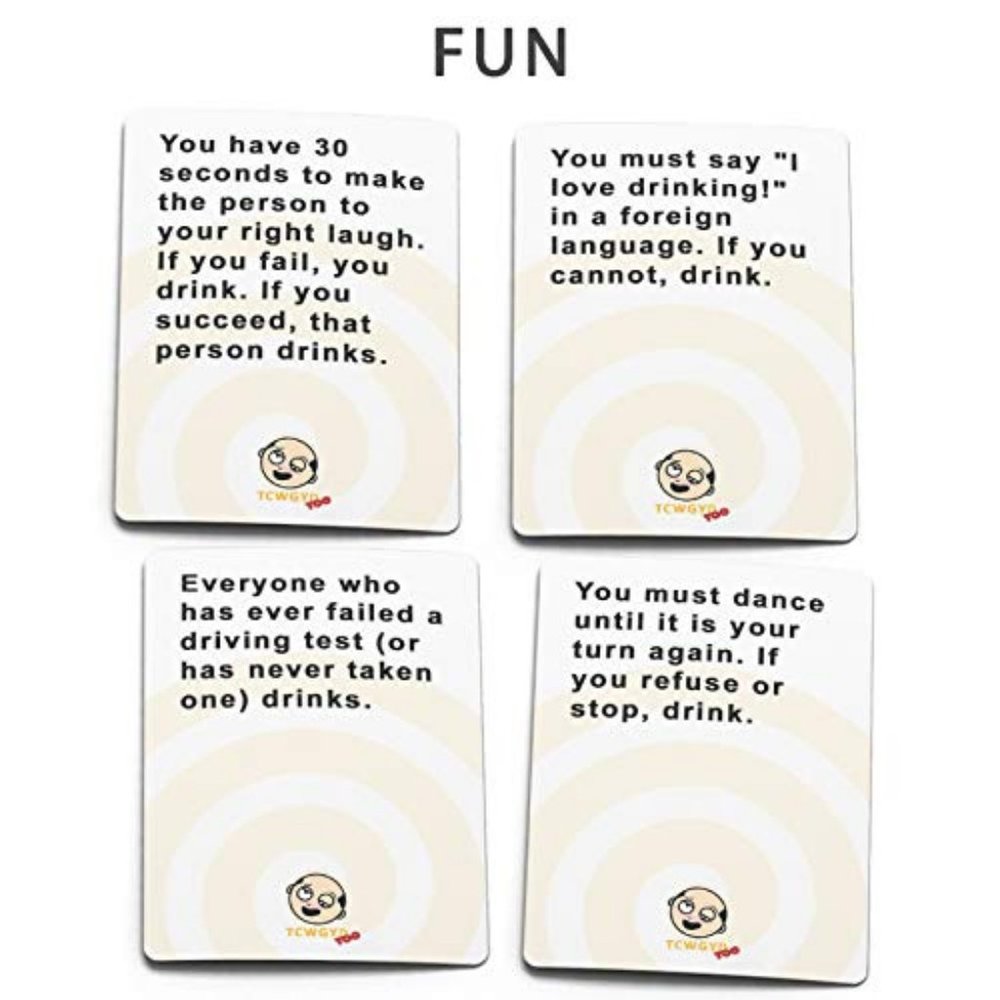 2 Pack Card Game Adult Drinking Party Drunk Alcohol Christmas Stocking Stuffer - Picture 8 of 10